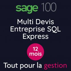 Sage 100 Multi Devis Entreprise SQL Express DSU 12 mois