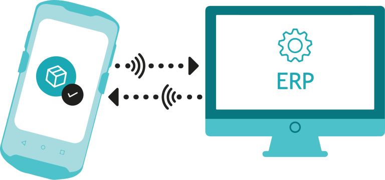 Terminal Android Satelix Logistique synchronisé avec l'ERP Sage 100 ou EBP Elite