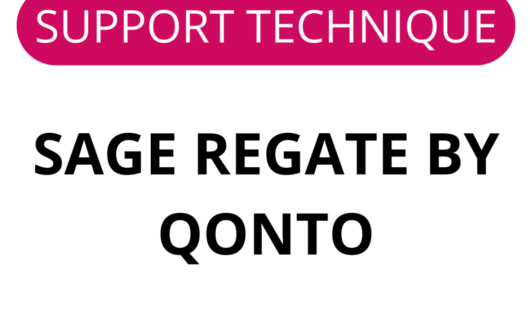 Support Sage Regate Qonto Assistance technique