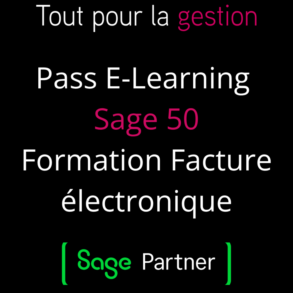PASS E-learning Formation en ligne Facture électronique Sage 50