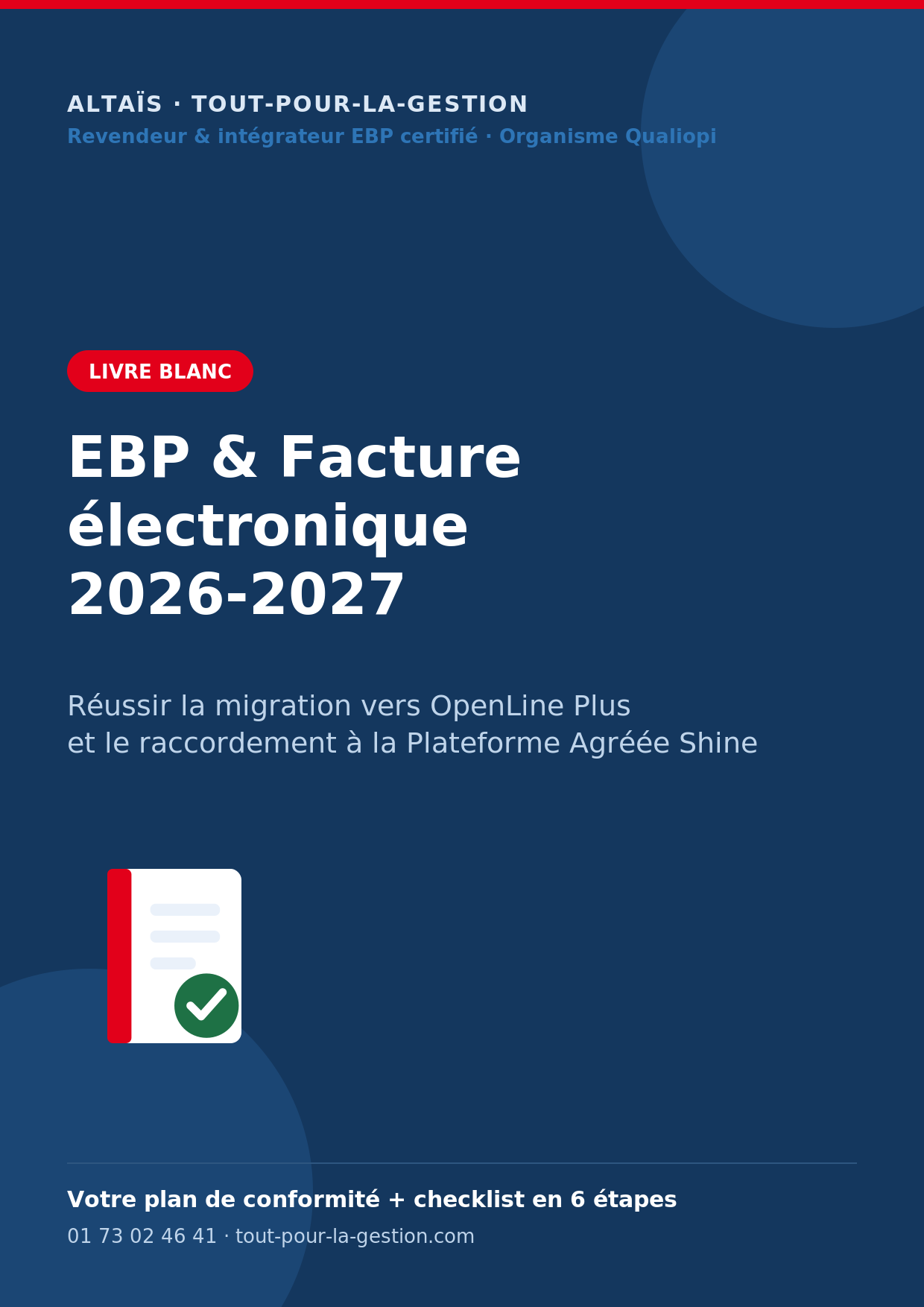 Livre blanc — EBP & Facture électronique 2026-2027
