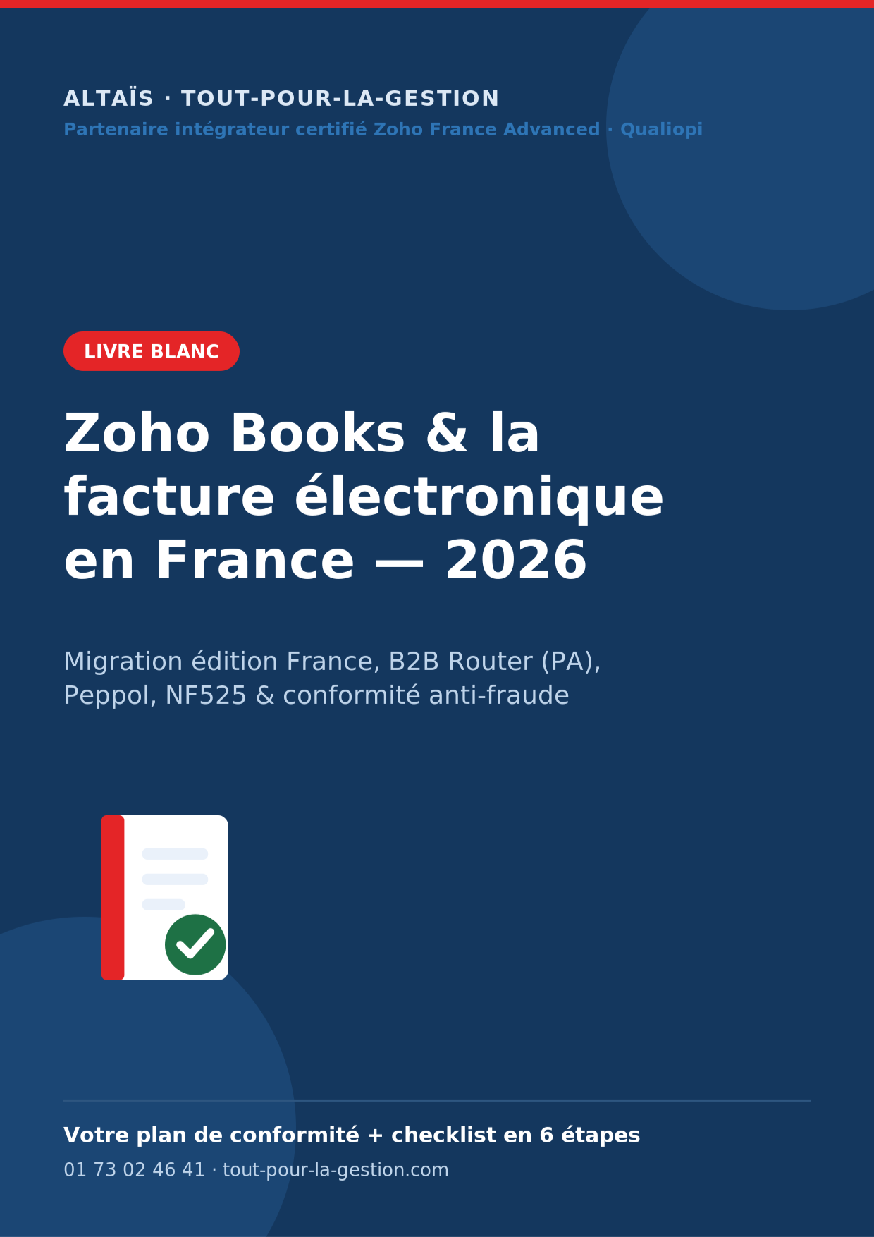 Livre blanc — Zoho Books & la facture électronique en France (2026)